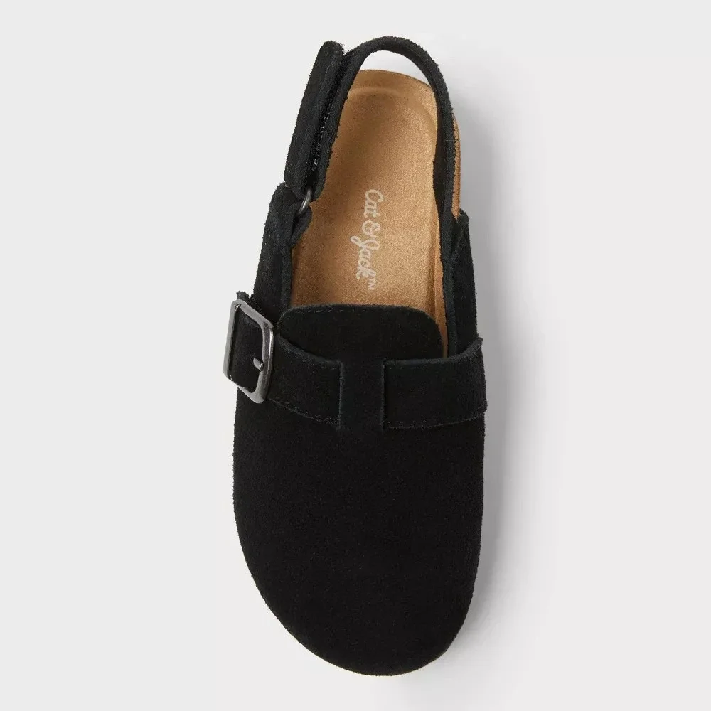 Cat & Jack Toddler Berlin Clogs Black Size 9T New With‎ Tags
